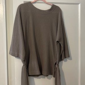 Final Touch side tie sweater